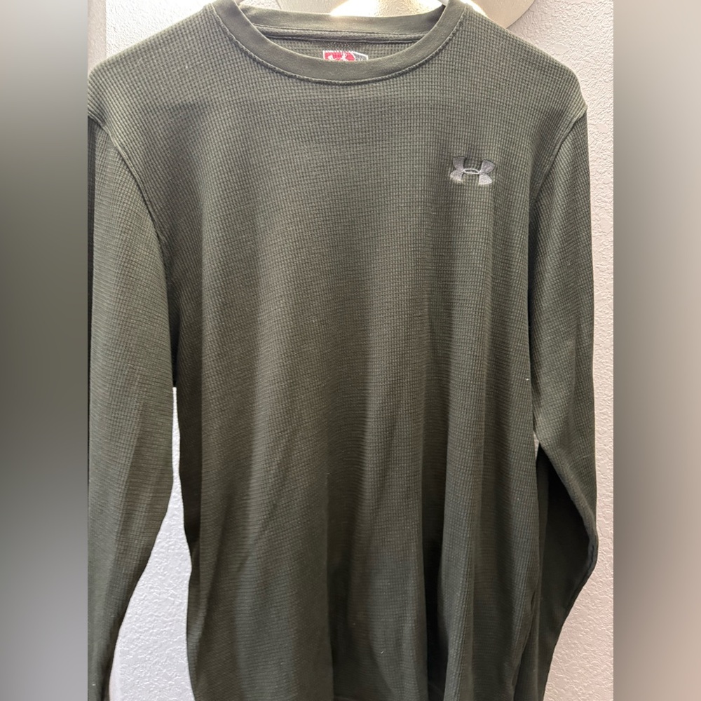 Under Armour Men's Olive Long Sleeve Tee